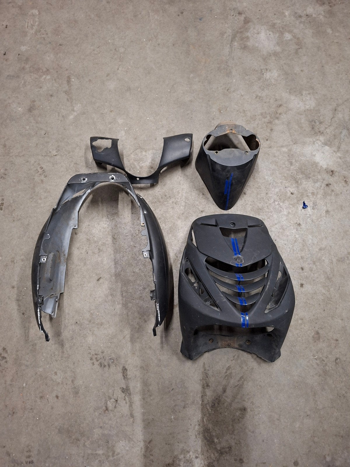 piaggio zip kappenset, Ophalen