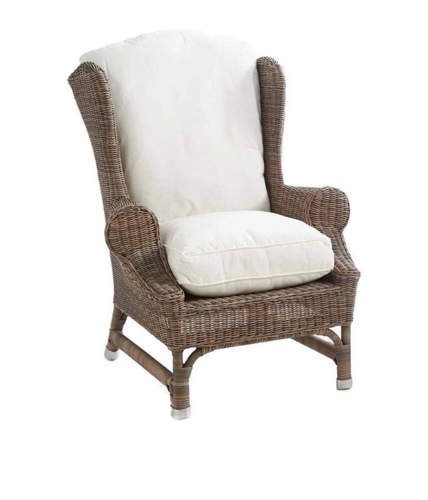 Riviera Maison, Nicolaas Wing chair set, Ophalen, Twee, Riet of Rotan, Zo goed als nieuw