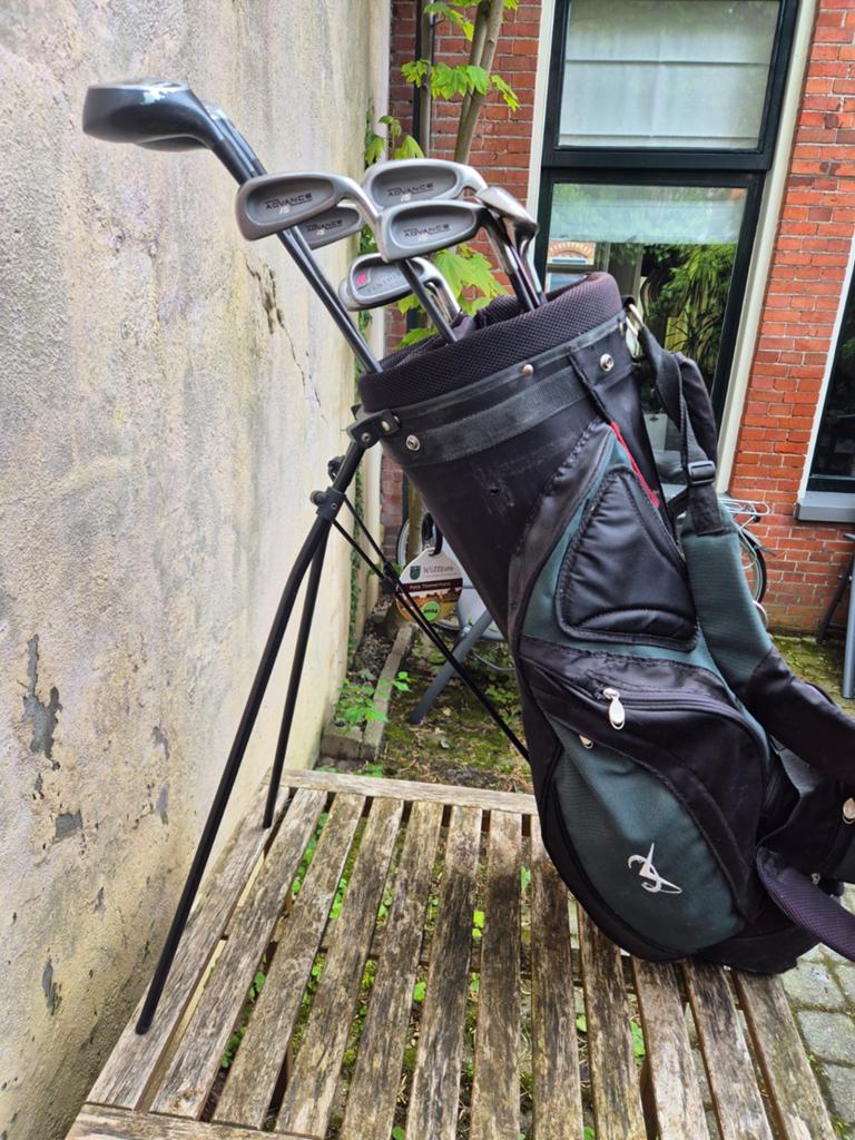 Complete golfset met tas - Ideaal voor beginners, Ophalen of Verzenden, Gebruikt, Set, Overige merken