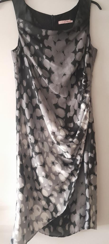 dames jurk mouwloos, Verzenden, Maat 36 (S), La Linga, Grijs