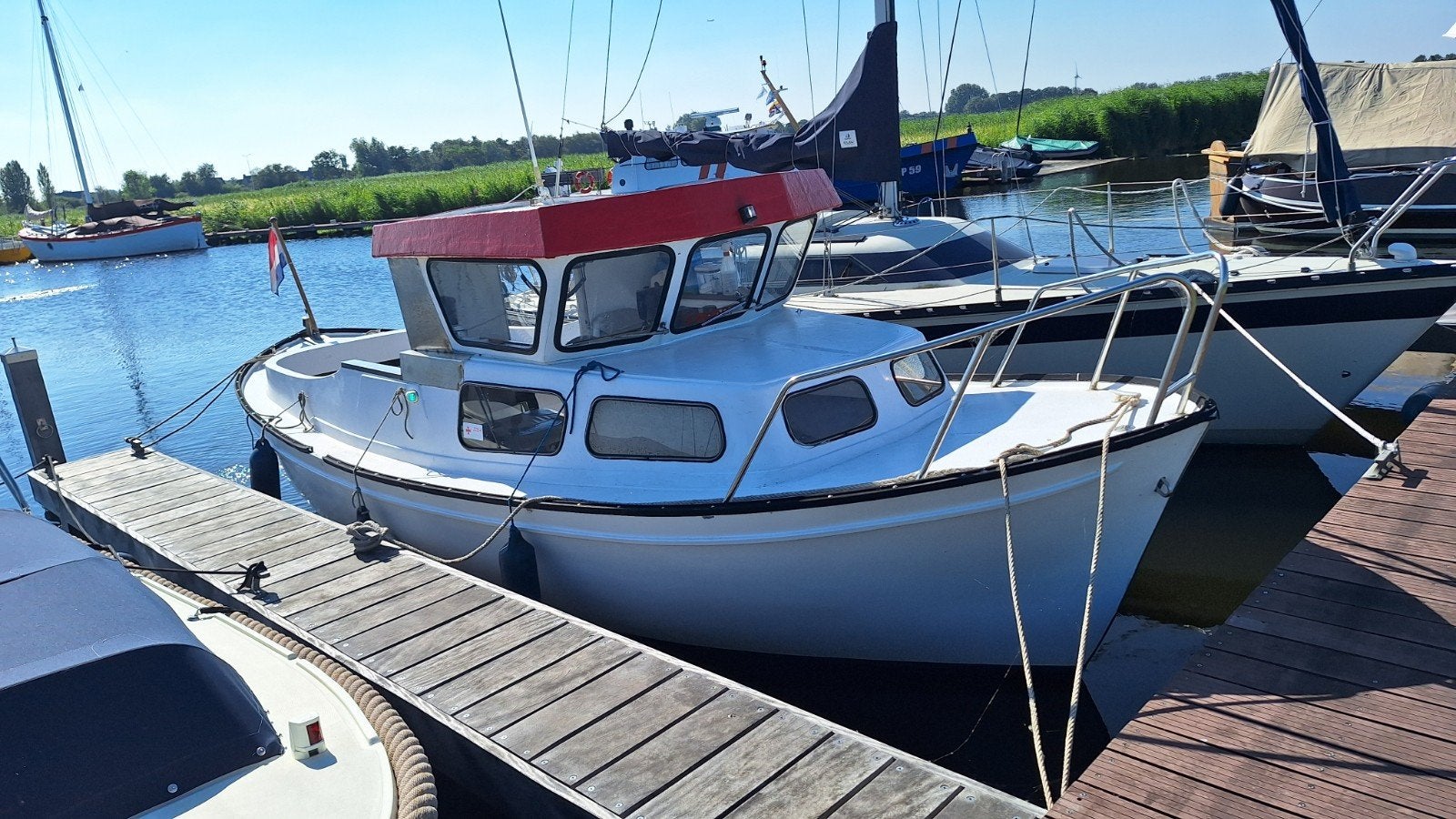 visboot / plezierboot., Watersport en Boten, Ophalen, Gebruikt, Nidelv, Binnenboordmotor