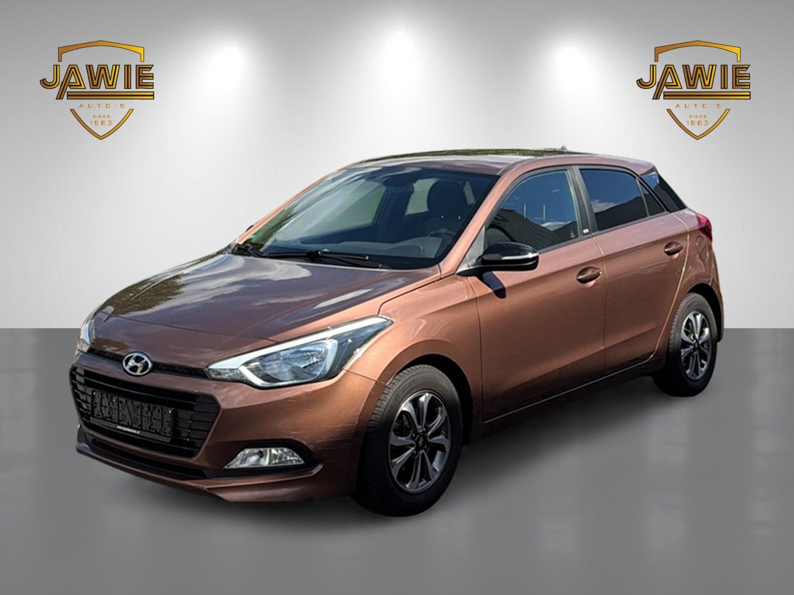 Hyundai i20 1.2 -GDI i-Drive (bj 2018), Auto's, Voorwielaandrijving, Gebruikt, Zwart, Bruin