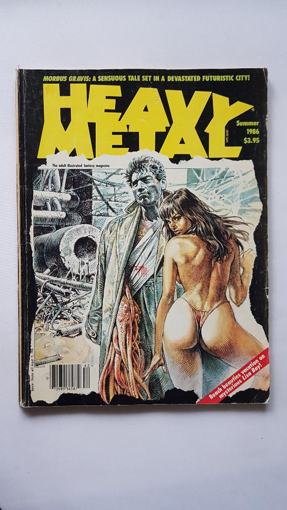 HEAVY METAL Summer 1986 Adult Illustrated Fantasy Magazine, Boeken, Strips | Comics, Amerika, Verzenden, Gelezen, Eén comic