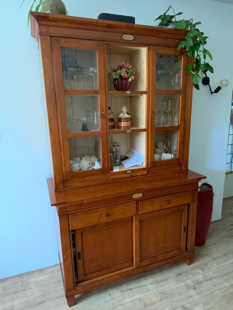 Kersenhouten buffetkast – zo goed als nieuw, Ophalen, 100 tot 150 cm, 200 cm of meer, Zo goed als nieuw