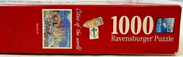 Ravensburger Cities of World Maastricht Fleroux Puzzel 1000, Verzenden, 500 t/m 1500 stukjes, Zo goed als nieuw, Legpuzzel