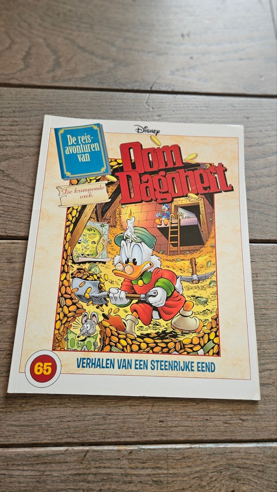 De Reisavonturen van Oom Dagobert - De krimpende vrek, Eén stripboek, Ophalen of Verzenden, Gelezen