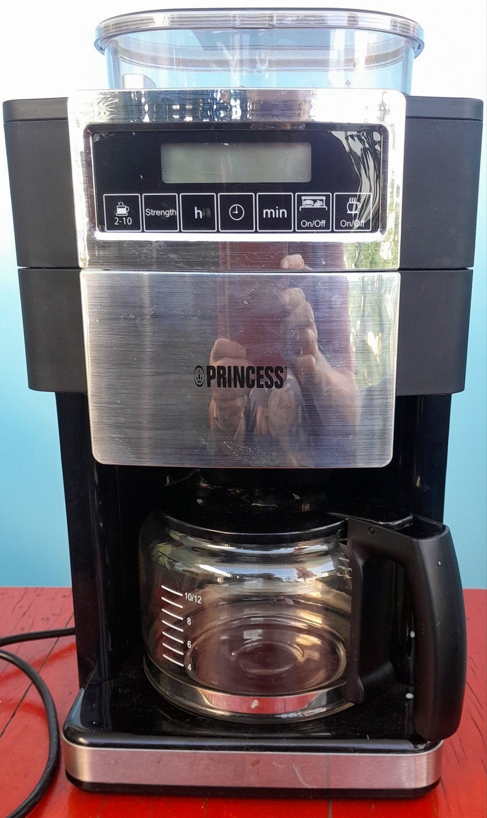 Princess Koffiezetter met molen DeLuxe, 10 kopjes of meer, Ophalen, Overige modellen, Gemalen koffie