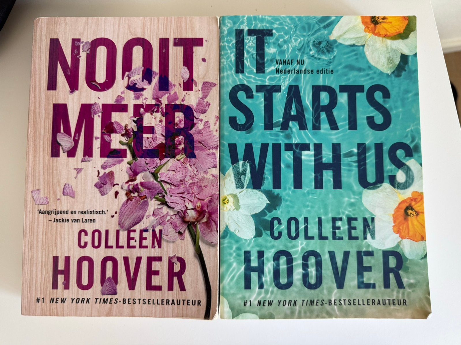Colleen Hoover - It Starts With Us/Nooit meer, Boeken, Ophalen of Verzenden, Zo goed als nieuw, Colleen Hoover
