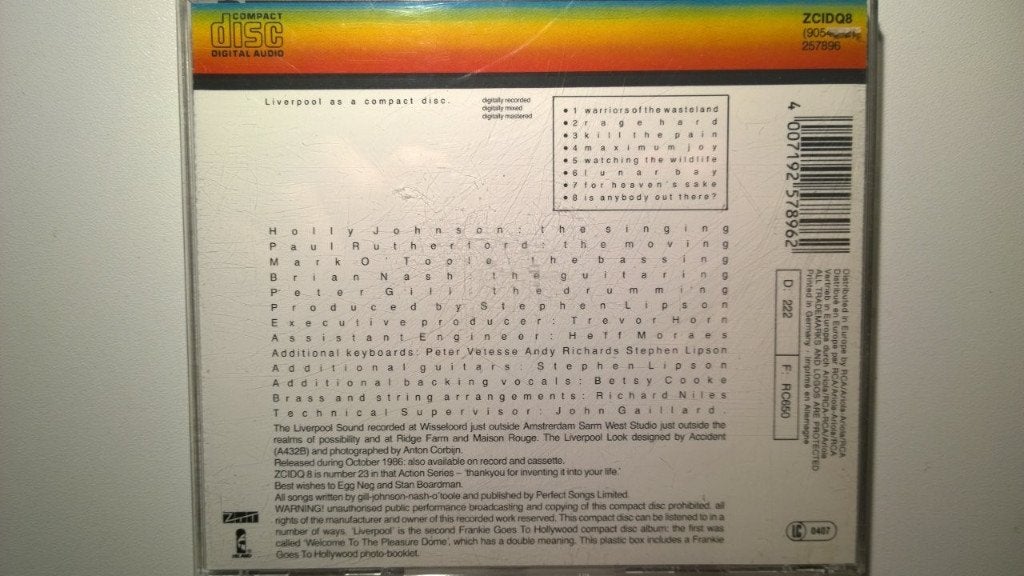 Frankie Goes To Hollywood - Liverpool, Ophalen of Verzenden, Zo goed als nieuw, Pop, Album