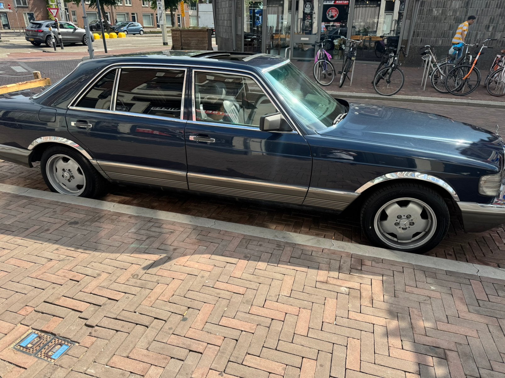 Mercedes-Benz S-Klasse 5.0 500 SEL AUT 1983 Blauw, Auto's, Automaat, 4973 cc, Blauw, Particulier