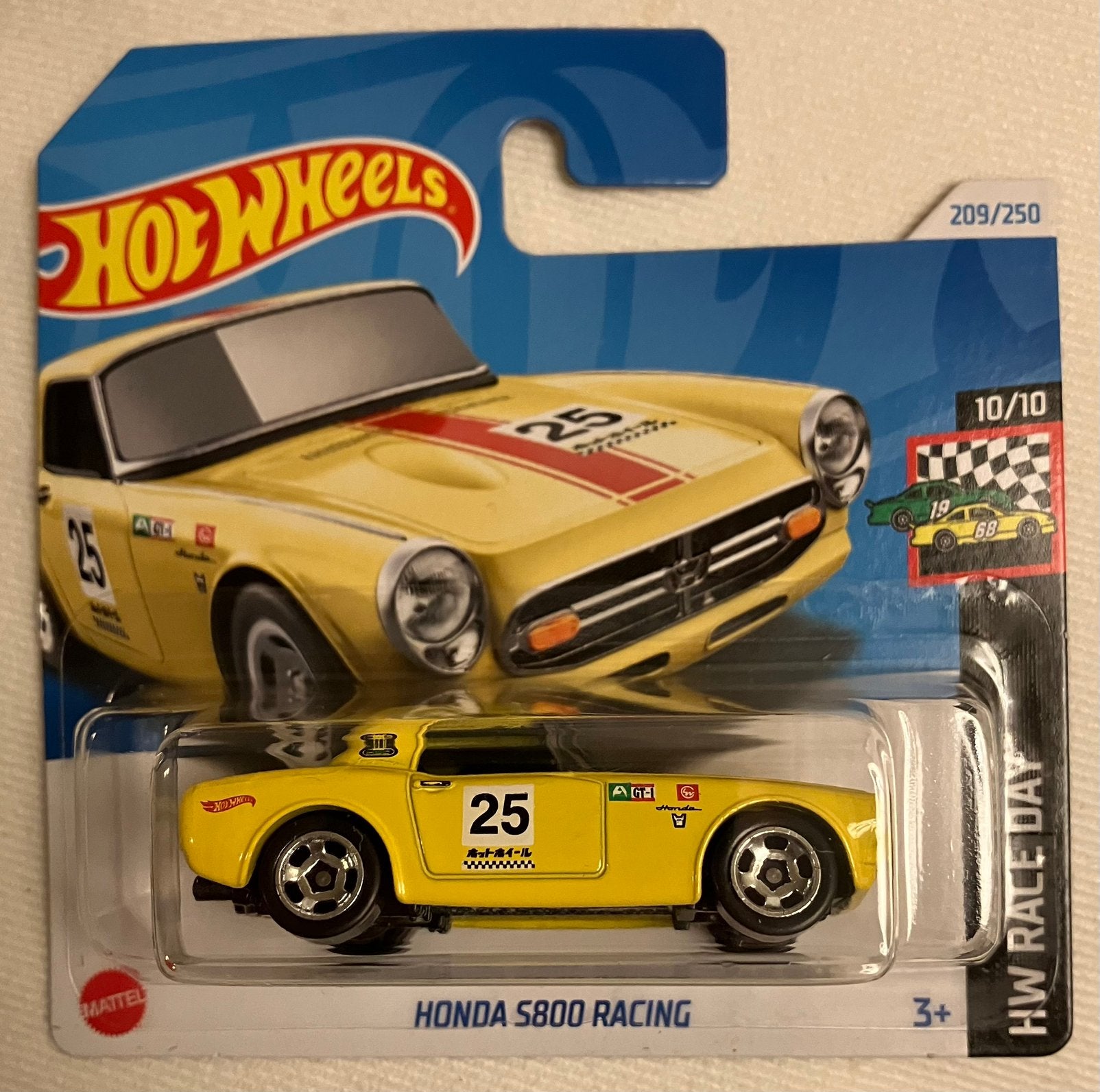 Hot Wheels Honda S800 Racing Hotwheels, Hobby en Vrije tijd, Ophalen of Verzenden, Nieuw, Auto