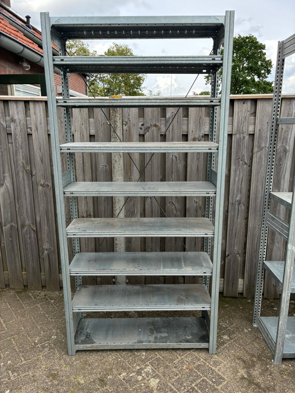 Bito stalen stelling, Ophalen, Gebruikt