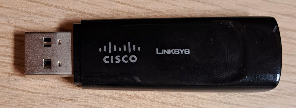 Linksys Cisco USB netwerk adapter Wifi - Draadloos WUSB100, Computers en Software, Ophalen of Verzenden, Gebruikt