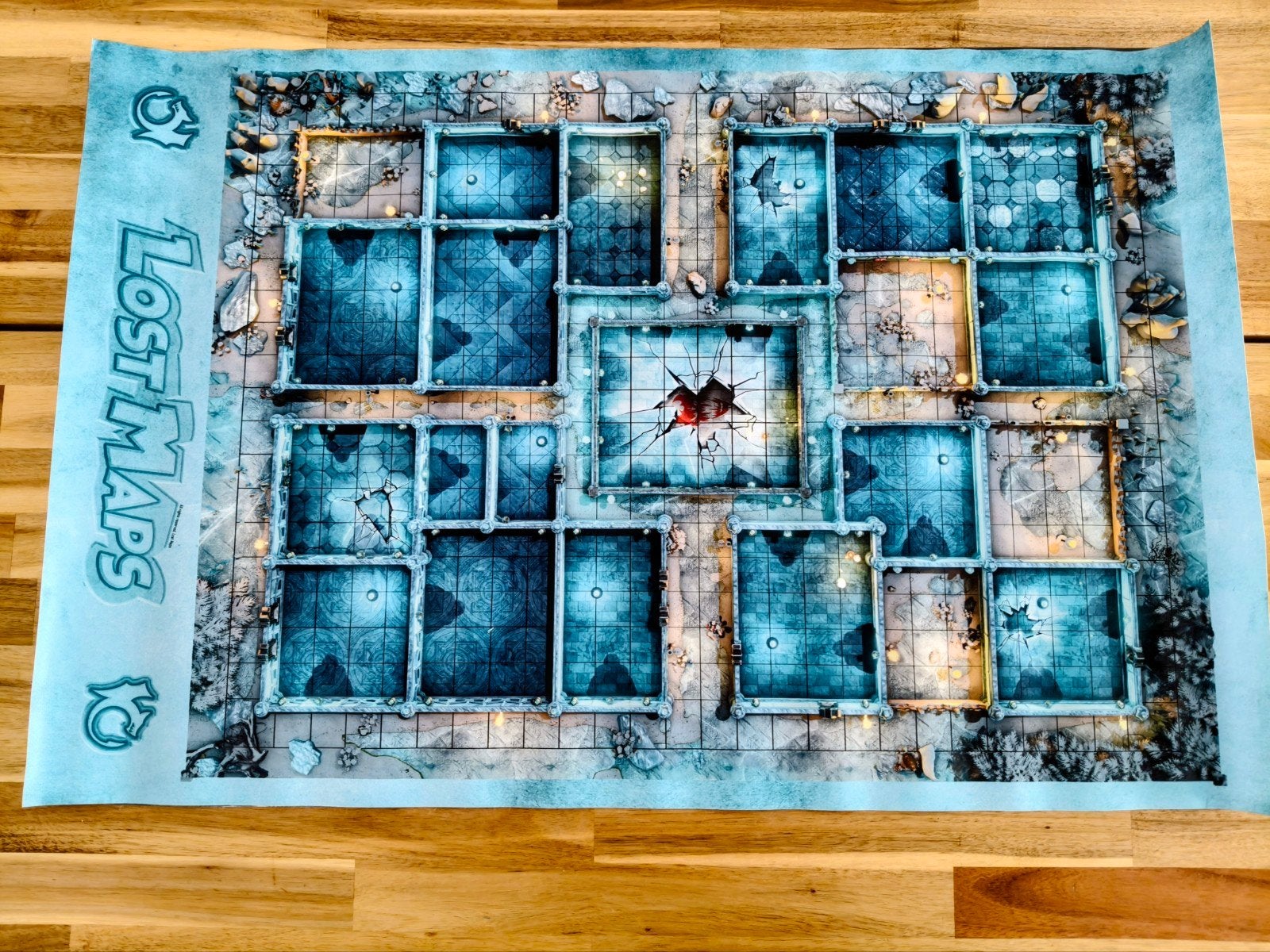 Heroquest gamemat, Ophalen of Verzenden, Zo goed als nieuw