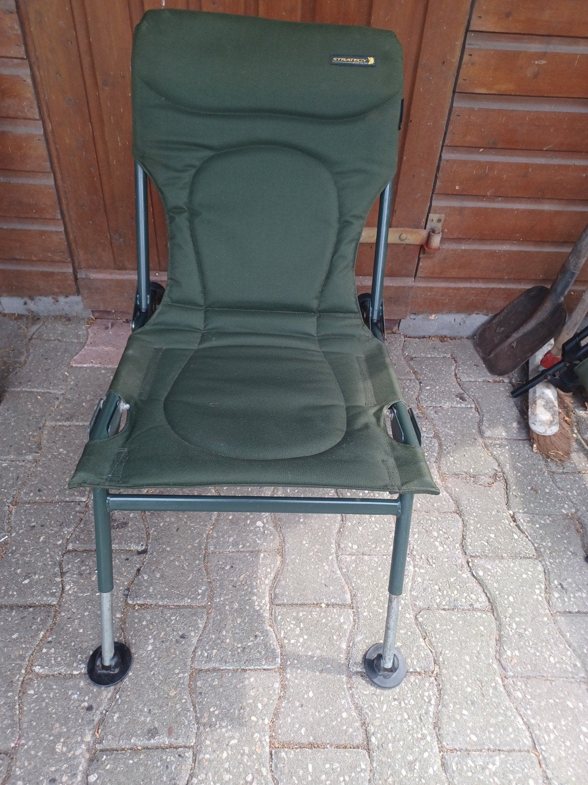 karper feeder stoel, Ophalen