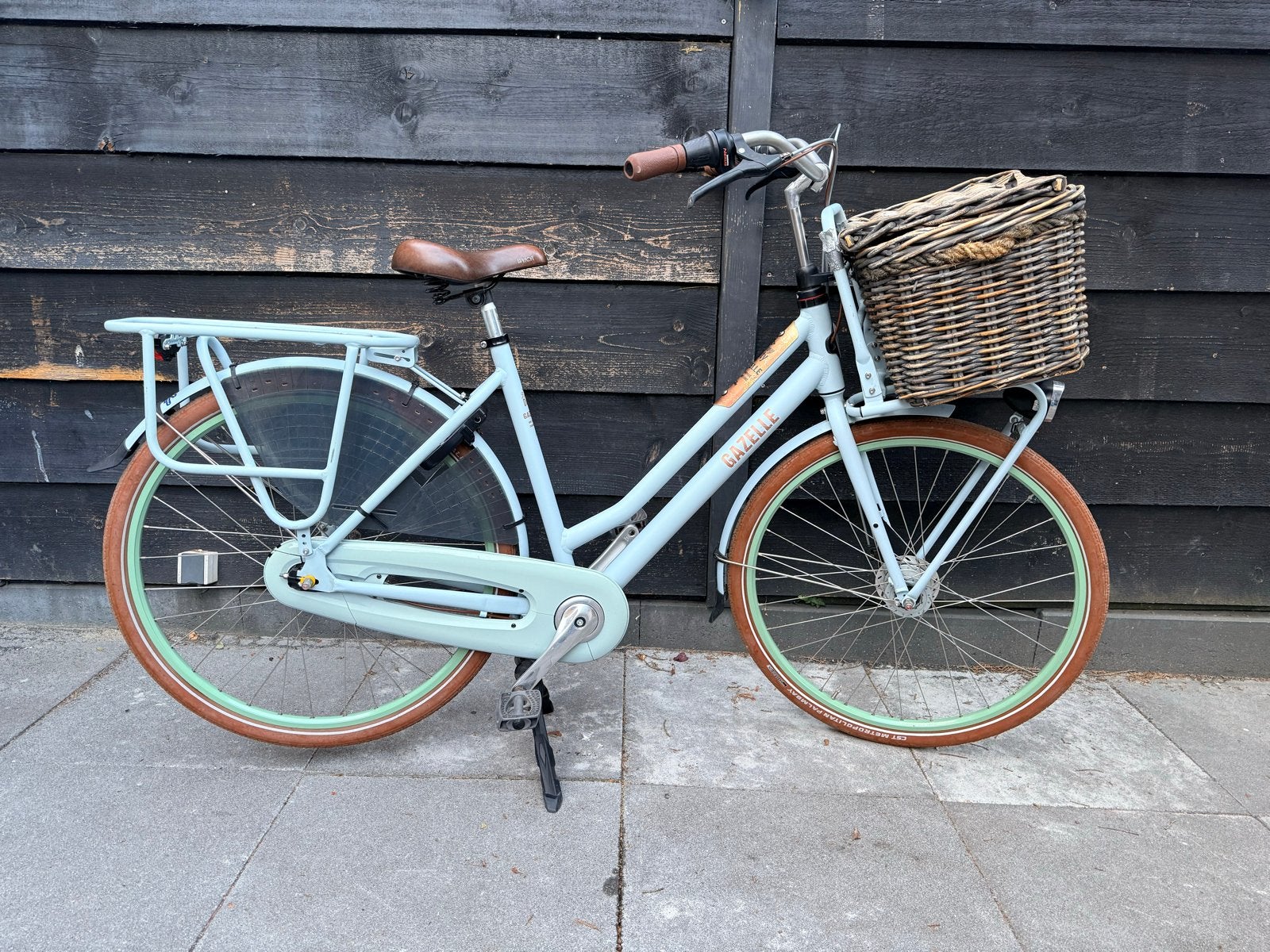 Gazelle HeavyDuty transportfiets met mand en 7 versnellingen, Fietsen en Brommers, Ophalen, Versnellingen, Gazelle, Trommelrem