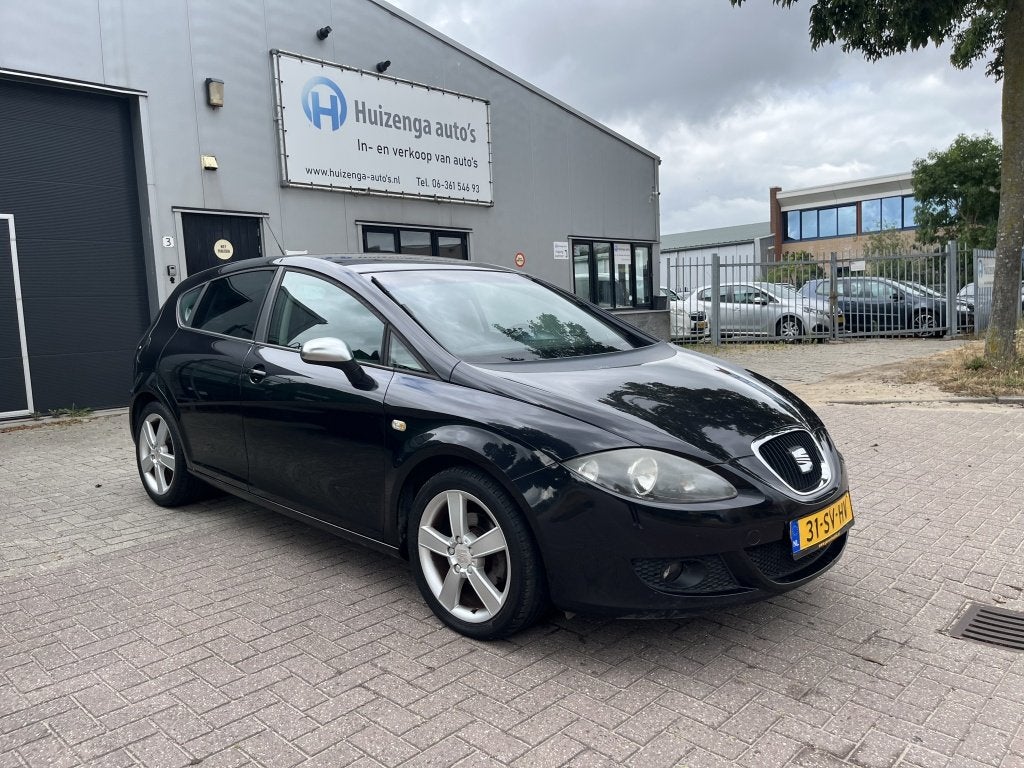 SEAT Leon 1.6 Stylance| KW:75| CLIMA| EXPORT! (bj 2006), Auto's, 13 km/l, Stof, Gebruikt, Zwart