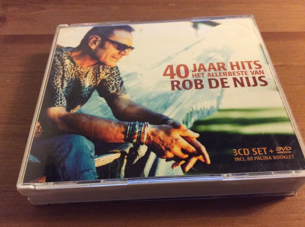 40 jaar Rob de Nijs 3 cd + dvd box, Boxset, Ophalen of Verzenden, Levenslied of Smartlap, Gebruikt
