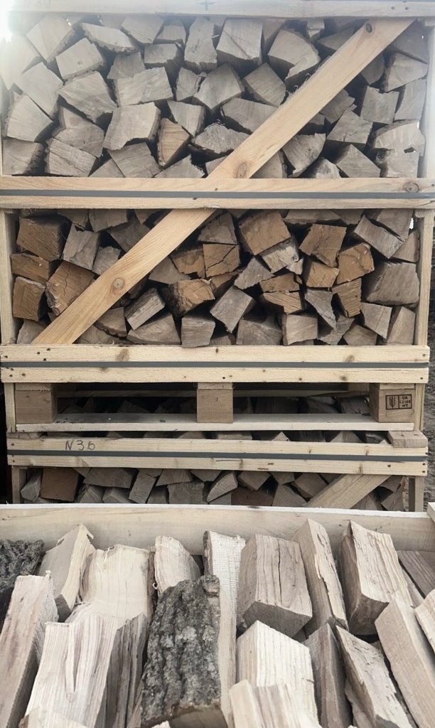 Essenhout in krat - brandhout, kachelhout, haardhout, Minder dan 3 m³, Ophalen, Essenhout, Blokken