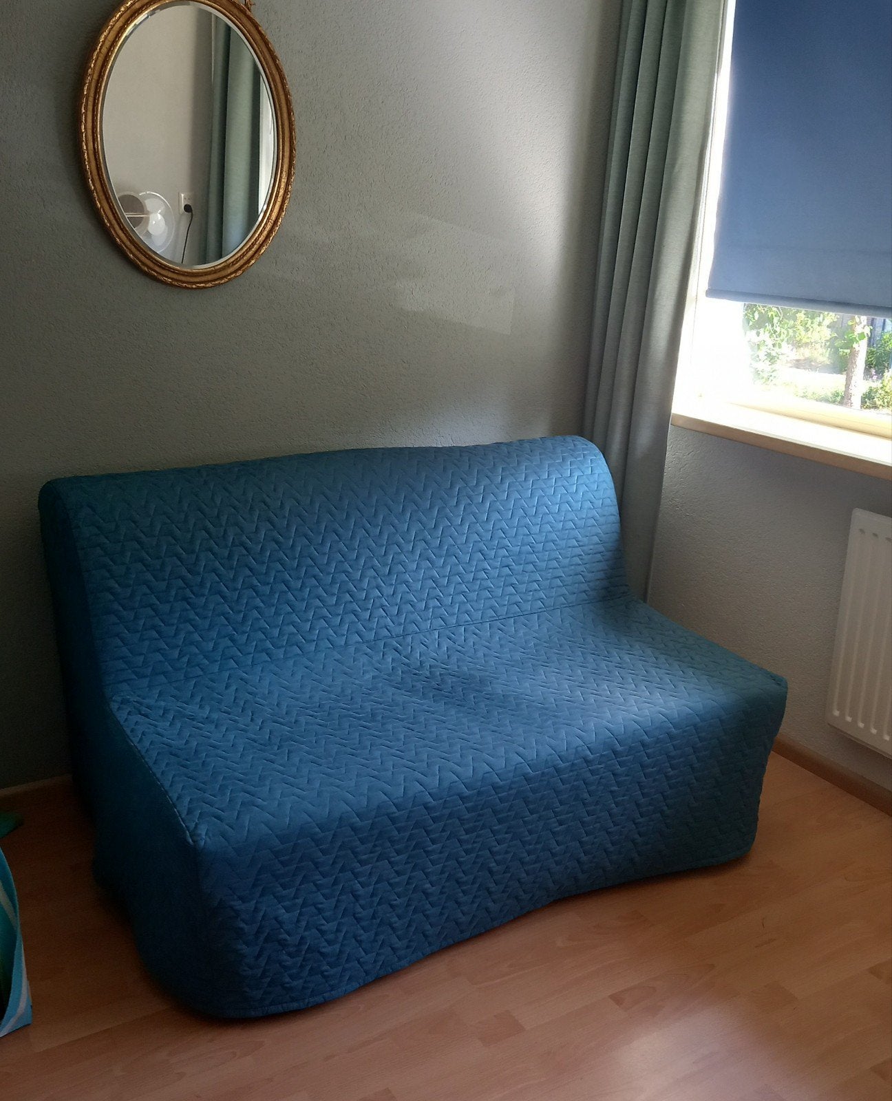 Ikea Lycksele 2-persoons slaapbank  nauwelijks gebruikt, Ophalen, Zo goed als nieuw, Tweepersoons, 140 cm