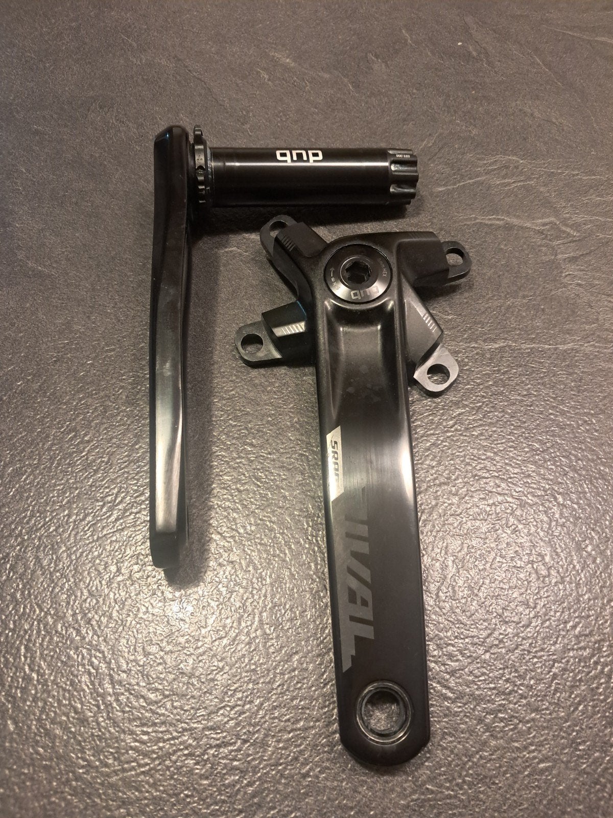 SRAM Rival DUB Crankstel 175 mm met Spider, Crankstel of Pedalen, Gebruikt, -, -