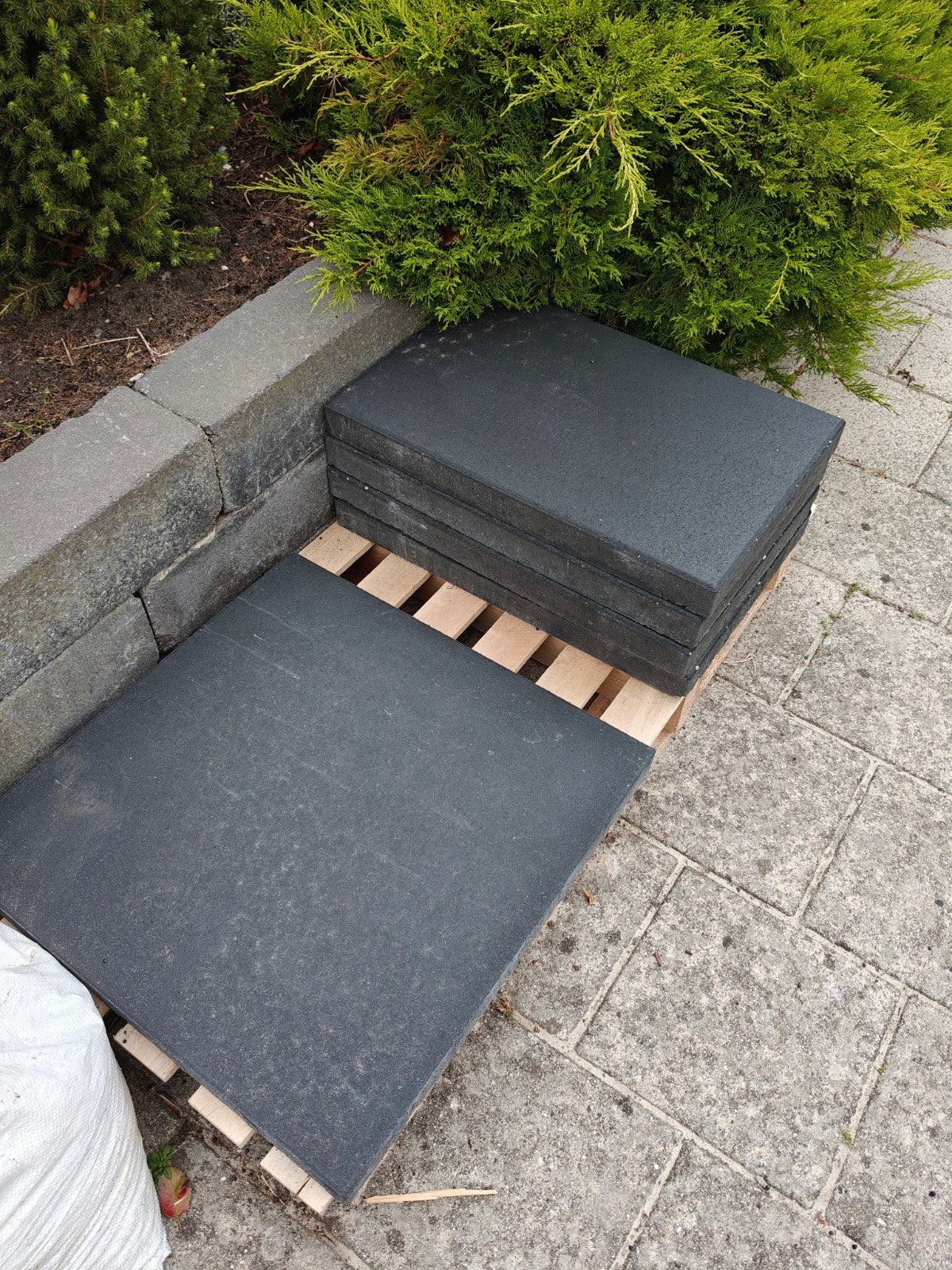 Tegels 40x60x5 Tegel 60x60x4 gratis, Tuin en Terras, Ophalen, Beton, Terrastegels