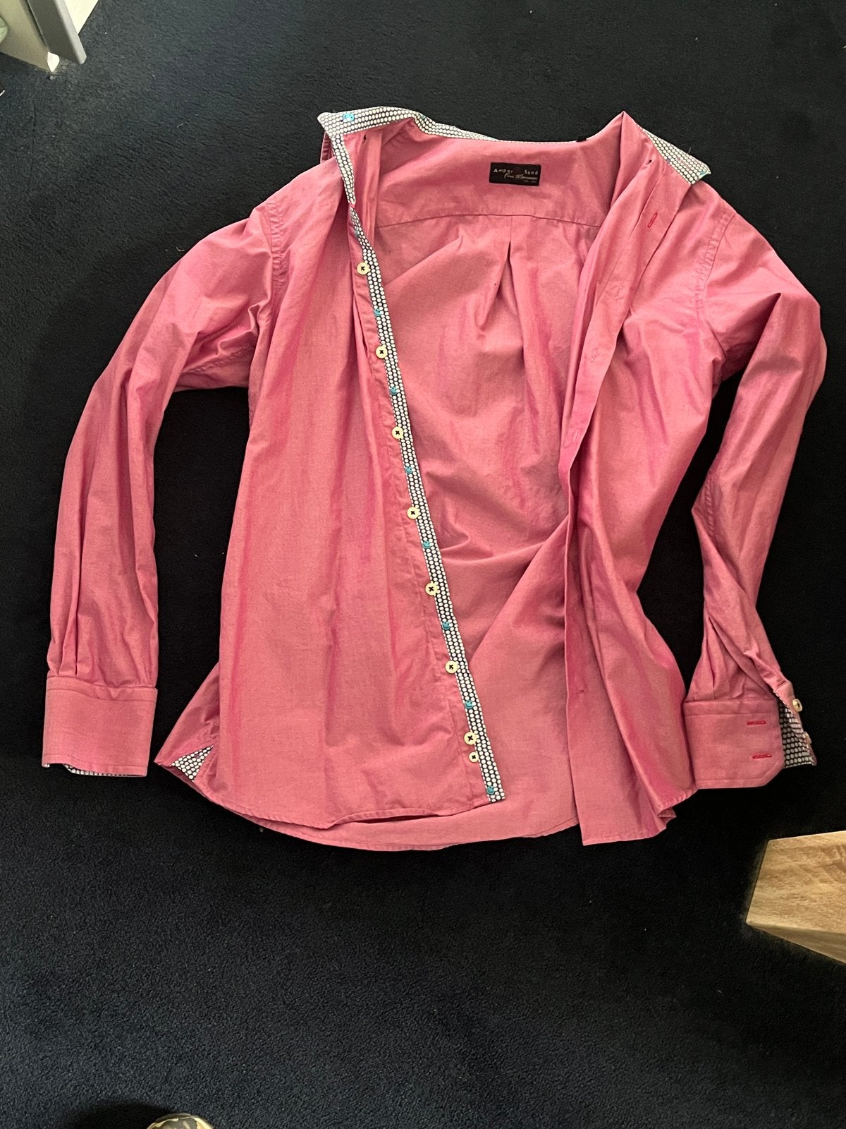 Amper & Sand Heren overhemd roze, Ophalen of Verzenden, Gedragen, Roze