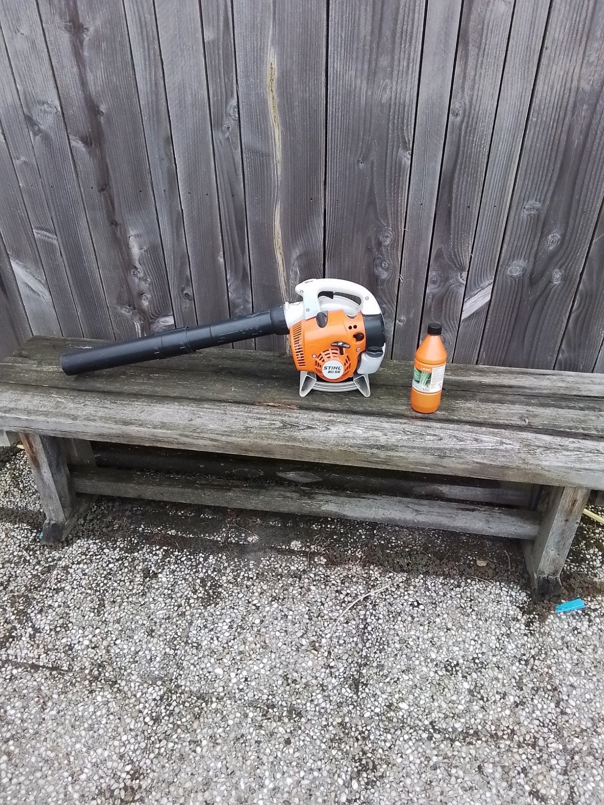 stihl BG56 hand draagbare bladblazer, Ophalen, Gebruikt, Handgedragen, Stihl