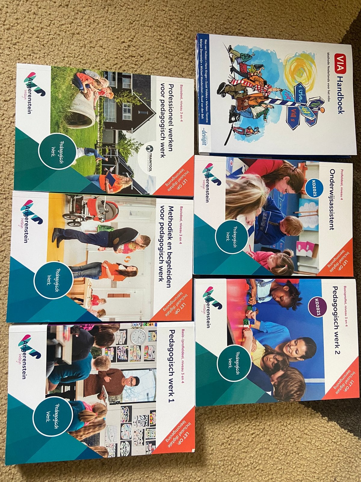 schoolboeken onderwijsassistent niveau 4, Ophalen, Zo goed als nieuw, Overige niveaus