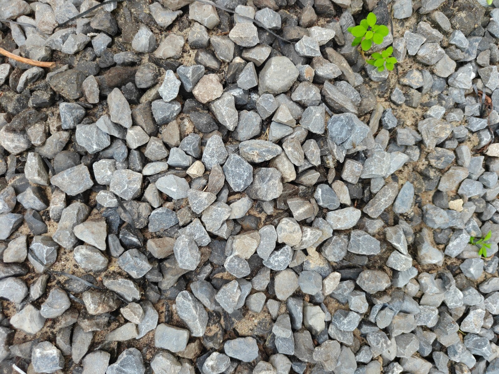 Grind 1m³ - Grijs, Tuin en Terras, Ophalen, Gebruikt, Grijs, Grind
