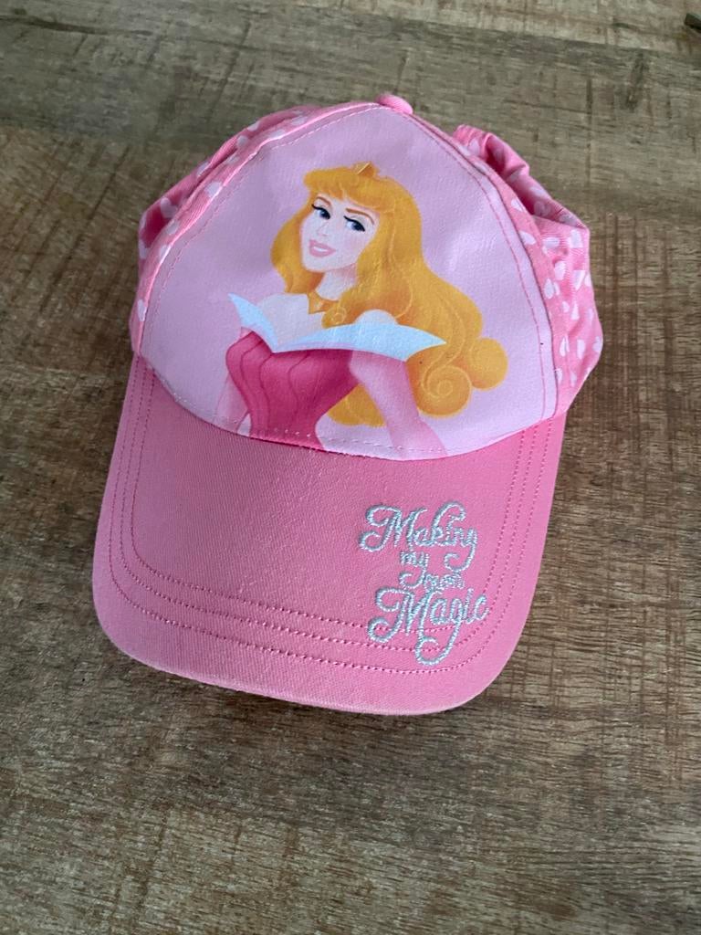 Roze meisjes pet met Disney prinses - Zo goed als nieuw, Ophalen of Verzenden, Zo goed als nieuw, Meisje, Pet