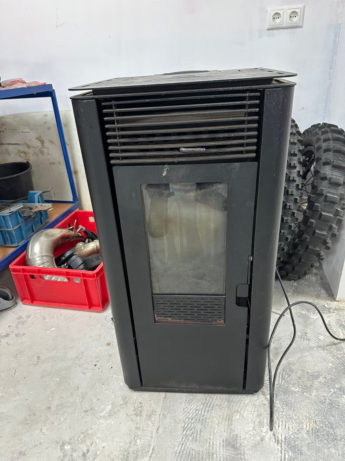 Pallet kachel artel ?, Ophalen of Verzenden, Zo goed als nieuw, Elektrisch, Overige soorten