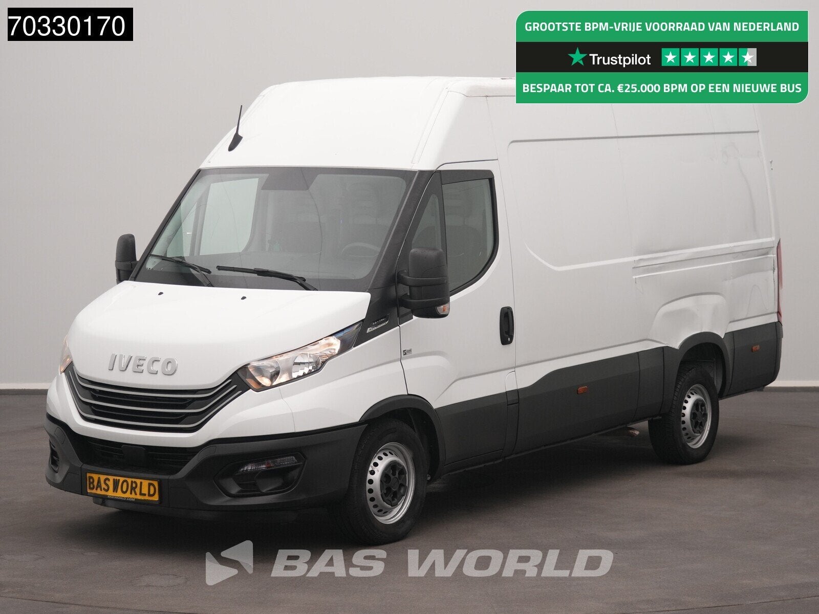 Iveco Daily 35S14 Automaat L2H2 Airco Cruise Camera 3,5t Tre, Auto's, Automaat, Stof, Gebruikt, Euro 6