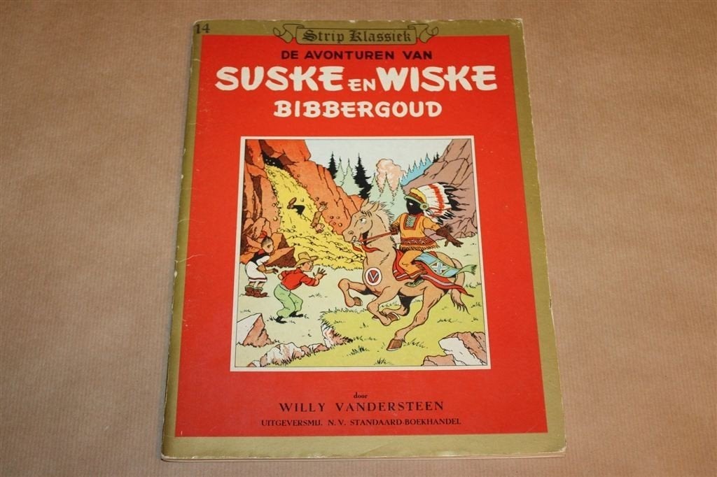Bibbergoud — Suske en Wiske, Herdruk van Album 1950, Boeken, Eén stripboek, Ophalen of Verzenden, Gelezen