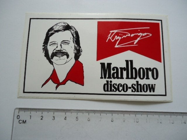 sticker oud Marlboro disco Krijn Torringa deejay veronica, Verzamelen, Stickers, Verzenden, Zo goed als nieuw, Bedrijf of Vereniging