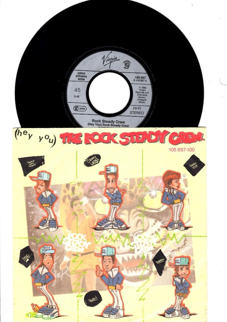 ROCK STEADY CREW  -  [HEY YOU] THE ROCK STEADY CREW  [7''] /, Cd's en Dvd's, Vinyl Singles, Gebruikt, 10 inch, Pop, Fotohoes