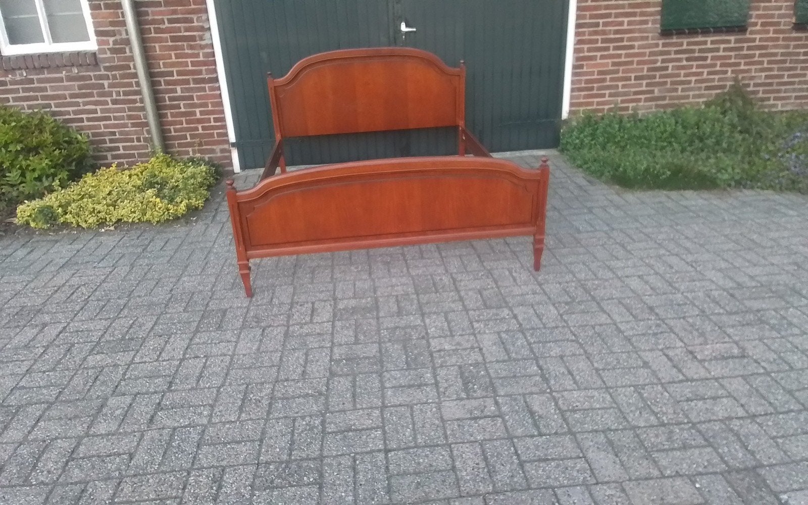 Bedombouw, Ophalen, Gebruikt, Tweepersoons, Hout
