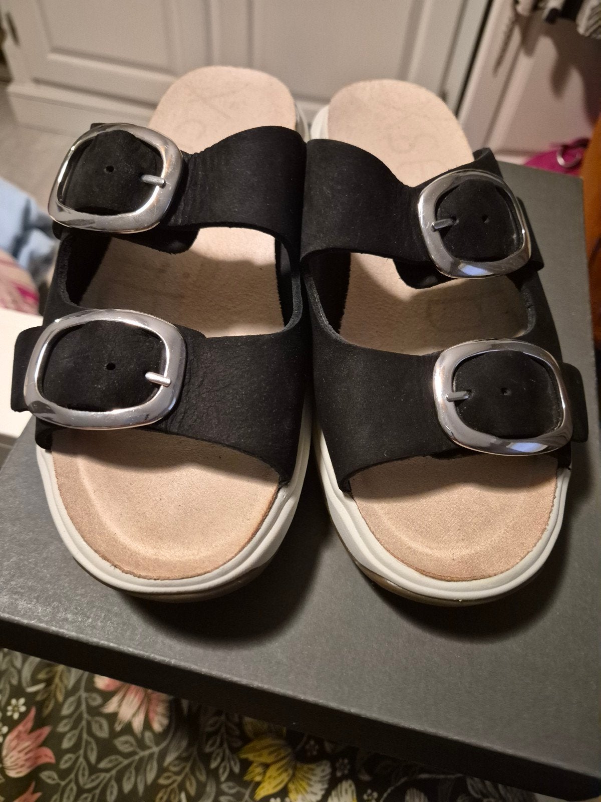 xsensible slippers nieuw 40 Mykonos, Verzenden, Zwart, Nieuw, Slippers