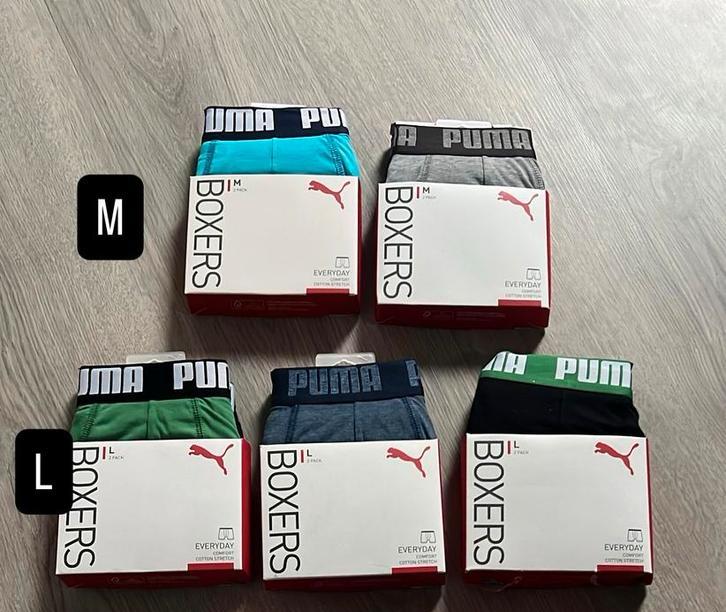Puma boxers heren maten M en L - Nieuw €9 per pak, Ophalen of Verzenden, Overige kleuren, Boxer