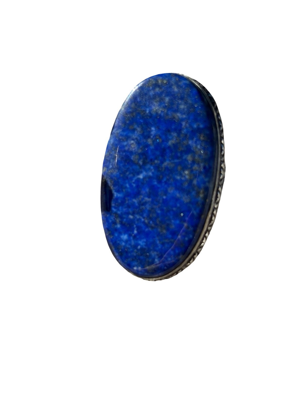 Lapis Lazuli Edelsteen Ring Sieraden Accessoires Maat 17, Overige materialen, Nieuw, Ophalen of Verzenden, Schimmelstraat