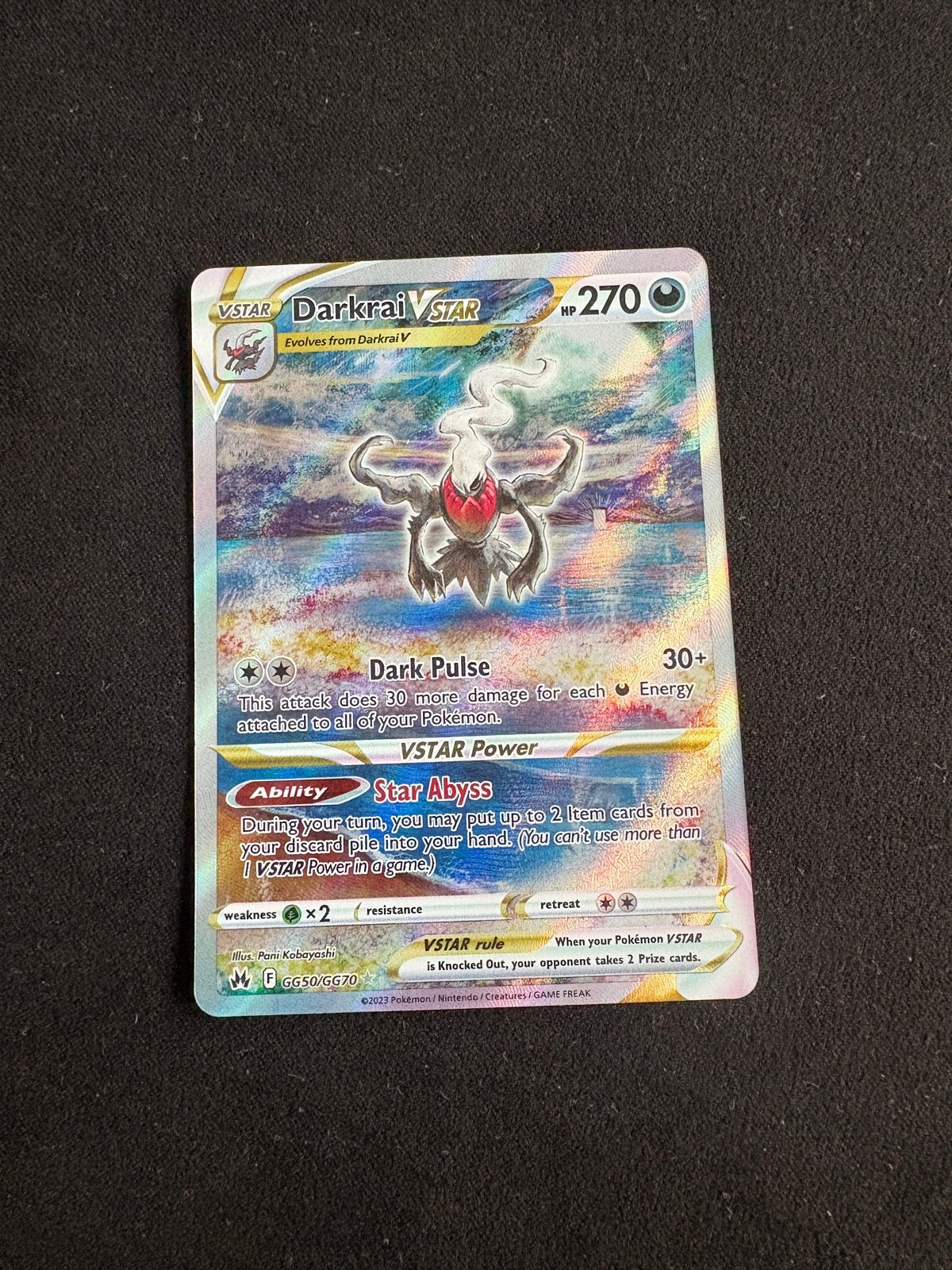 Darkrai VSTAR (060/070) Near Mint, Ophalen, Zo goed als nieuw, Losse kaart, Foil