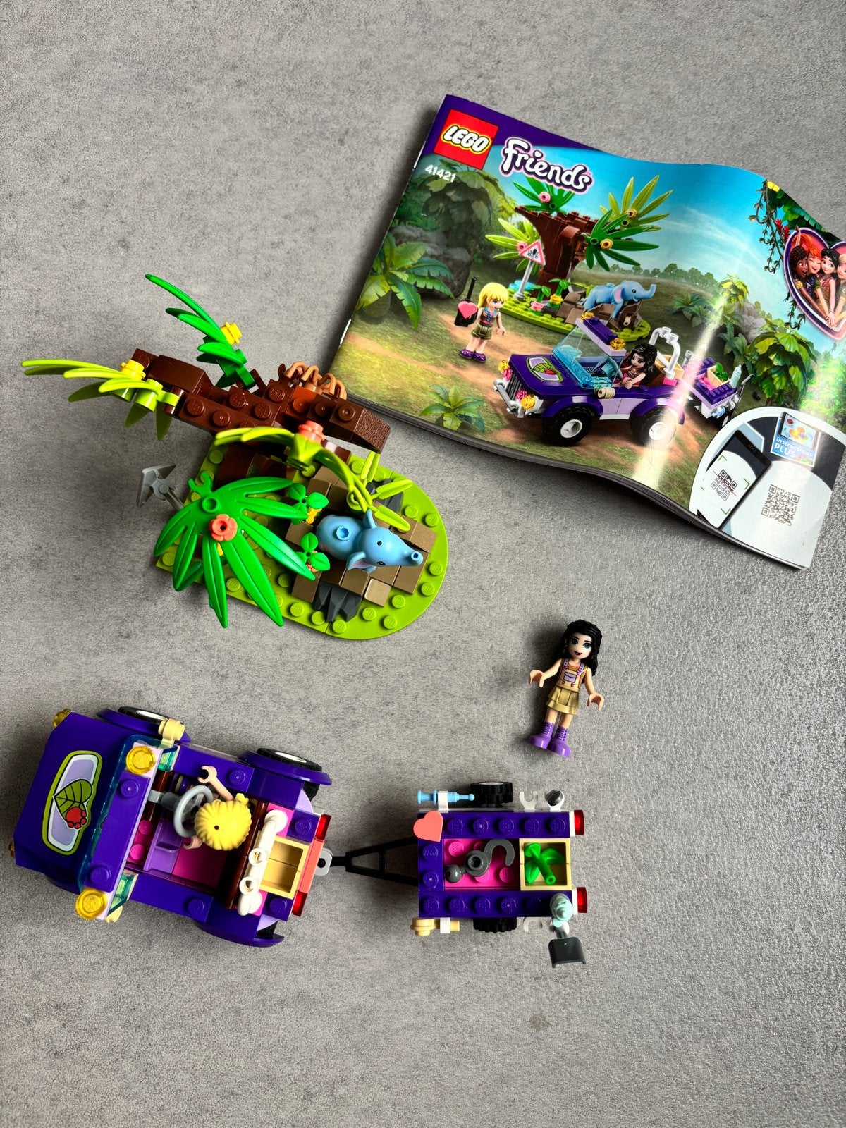 LEGO Friends 41421 Baby Olifant Jungle Reddingsactie, Lego, Friends, Ophalen of Verzenden, Zo goed als nieuw