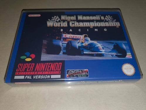 Nigel Mansell's World Championship SNES Game Case, Verzenden, 1 speler, Zo goed als nieuw, Vanaf 3 jaar