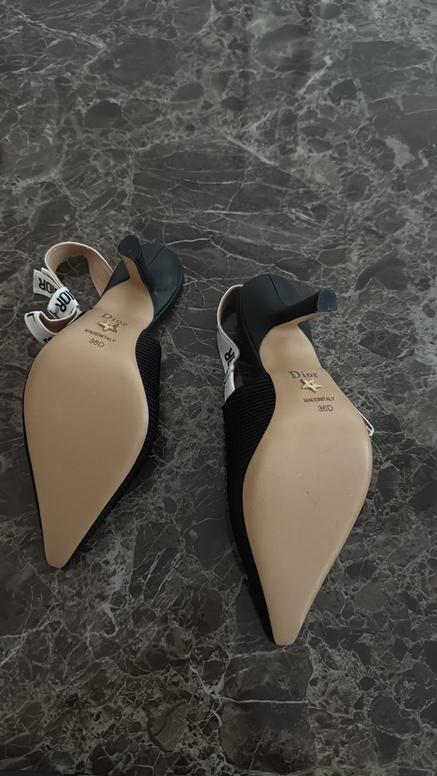 Nieuwe Christian Dior Hakken Maat 36, Ophalen, Pumps, Zwart, Nieuw