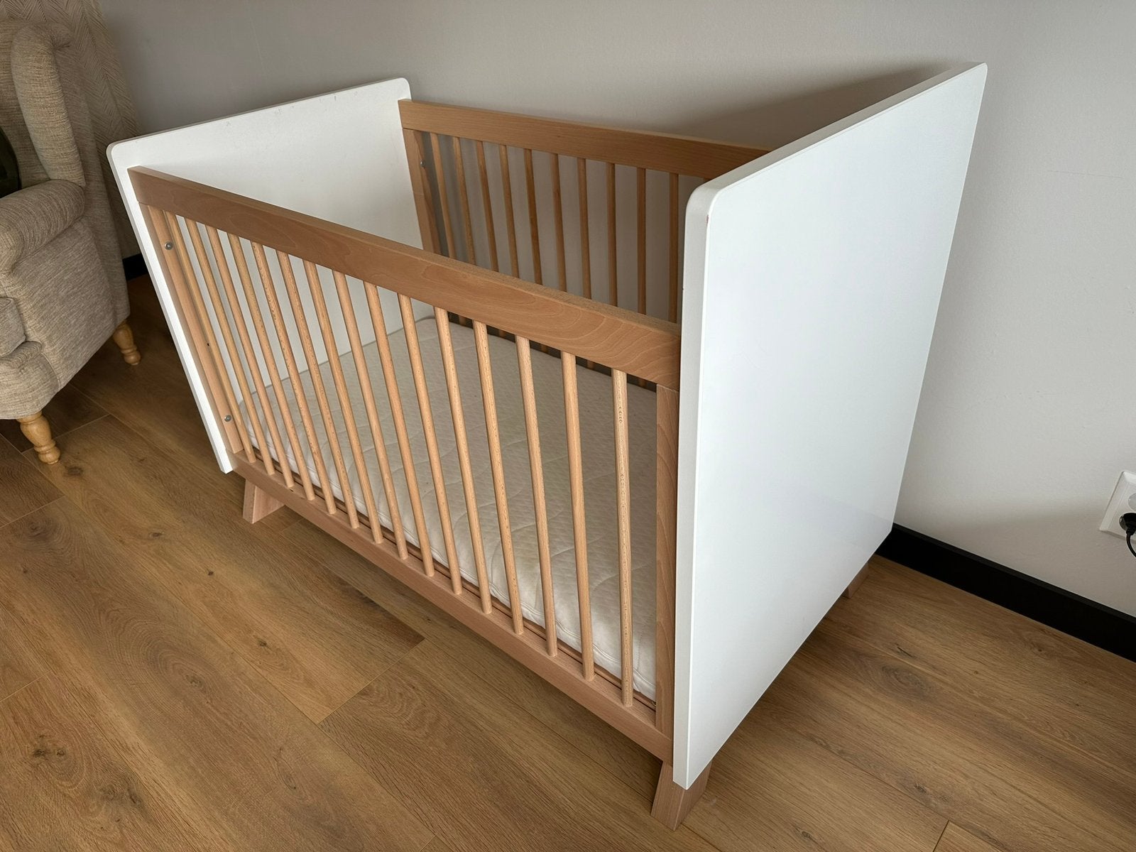 Kinderbedje van Bopita - ZGAN, Kinderen en Baby's, Kinderkamer | Complete kinderkamers, Ophalen, Zo goed als nieuw, Jongetje of Meisje