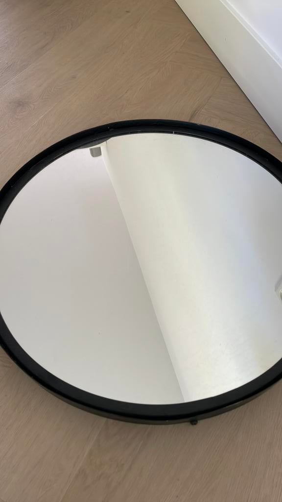 Nieuwe spiegel van Woood, Huis en Inrichting, Woonaccessoires | Spiegels, Rond, Ophalen of Verzenden, Zo goed als nieuw, Minder dan 100 cm