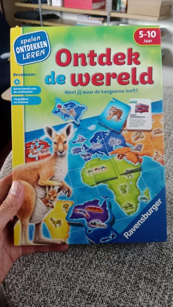 Ravensburger Ontdek de Wereld - Educatief Bordspel 5-10 Jaar, Drie of vier spelers, Ophalen of Verzenden, Gebruikt, Ravensburger