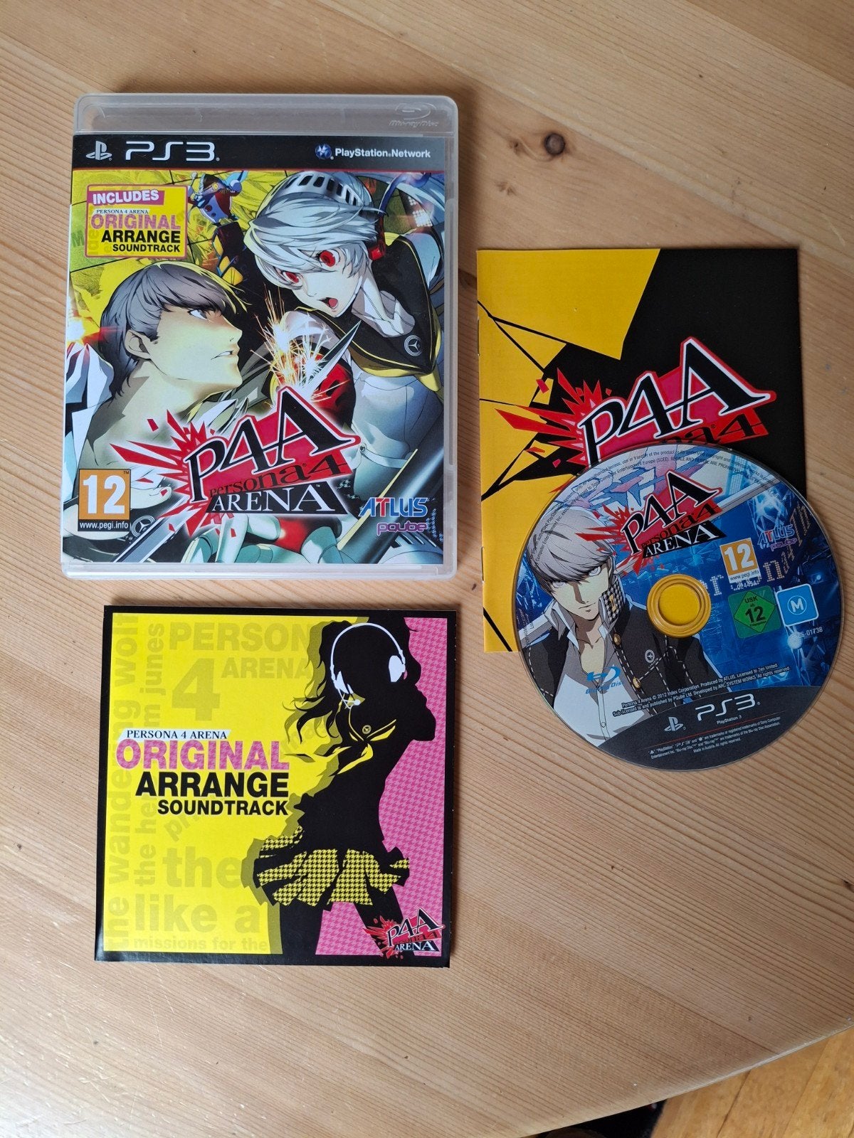 Persona 4 Arena PS3 p4a + Soundtrack, Online, Vechten, 2 spelers, Ophalen of Verzenden