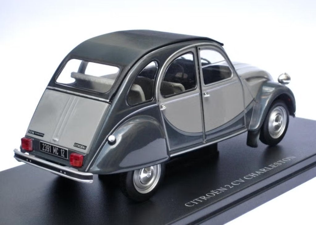 CITROEN 2CV Charleston GRIJS 1/24 Collection Citroen # 60, Verzenden, Nieuw, Auto, Overige merken