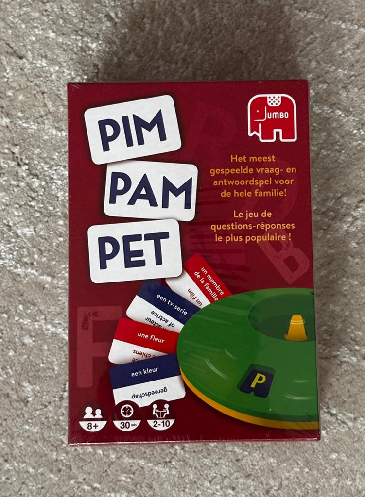 Pim Pam Pet - Jumbo (Nieuw, ongeopend), Drie of vier spelers, Ophalen of Verzenden, Nieuw